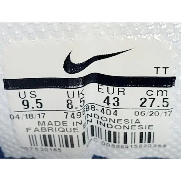 Nike Air Max Invigor Print Blue Men's Shoes Size 9.5 - Picture 8 of 8